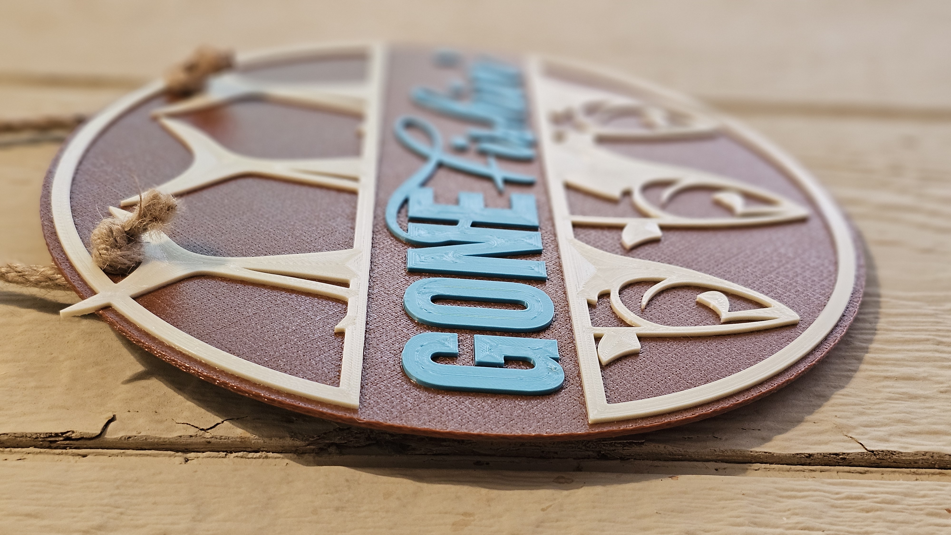 Decorative Craft Sign - 3D printed home decor sign